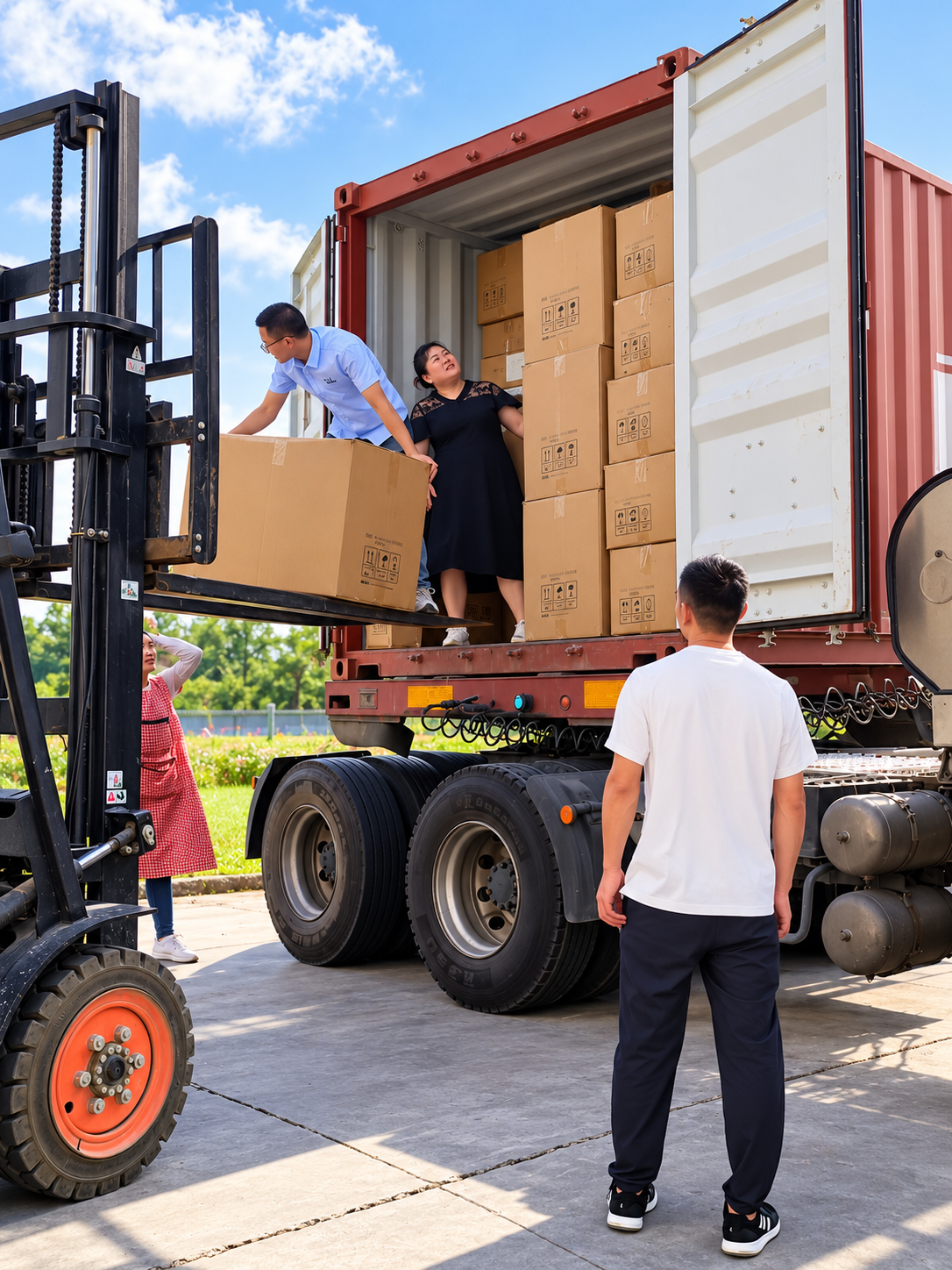 Container loading operation