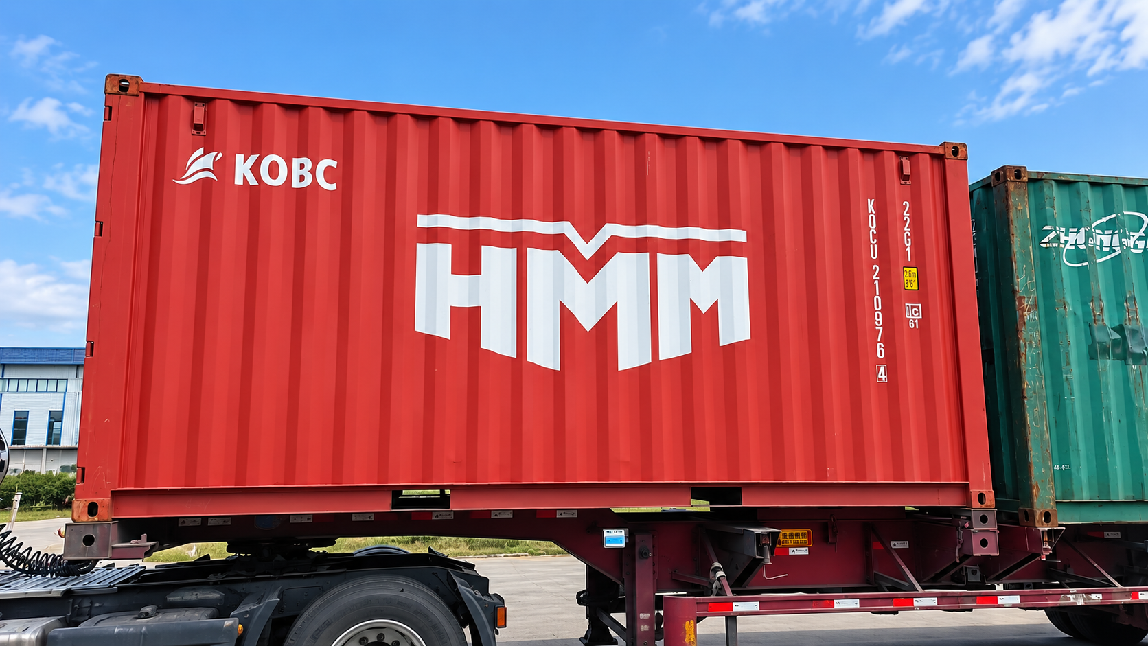 Export shipping container