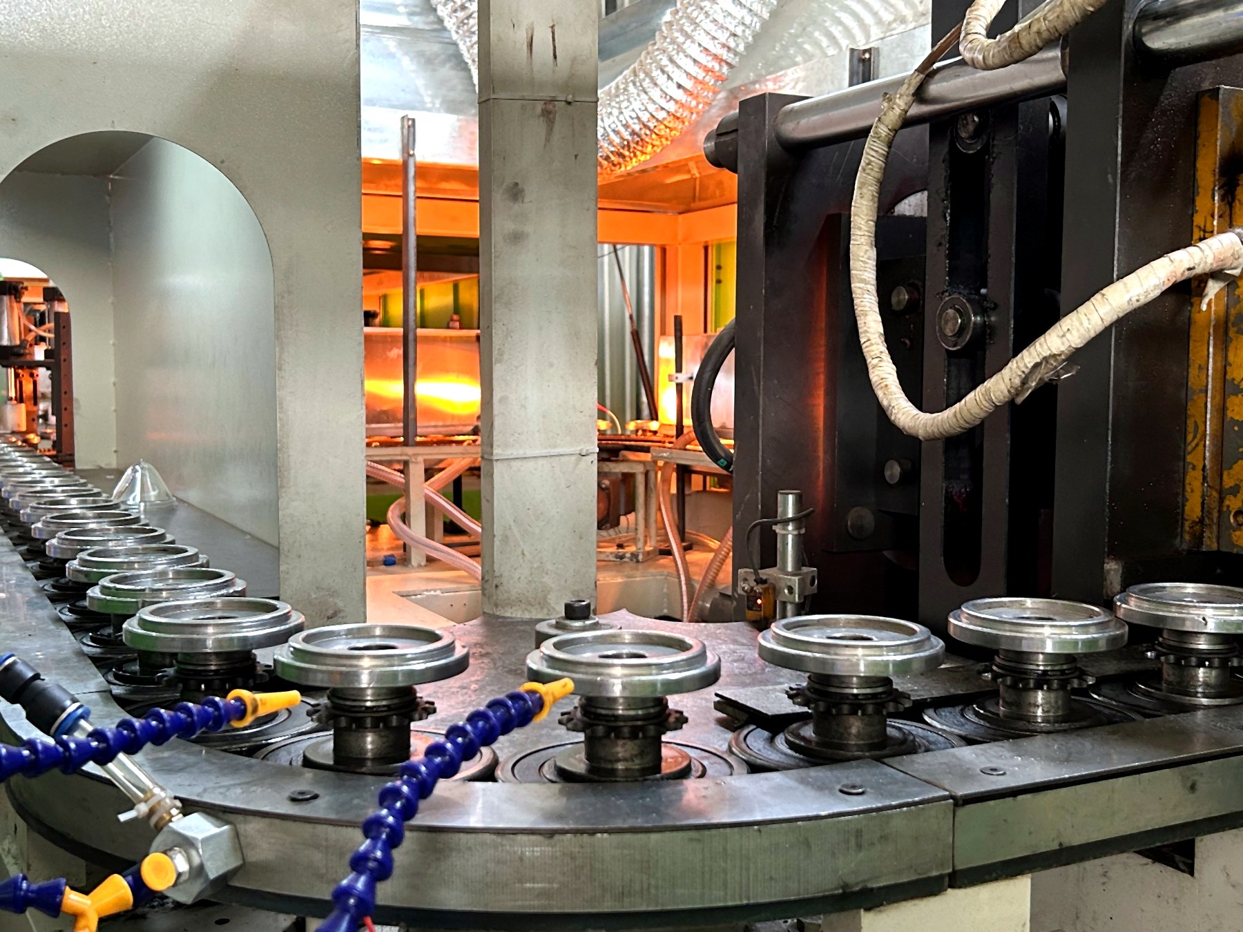 Production line close-up