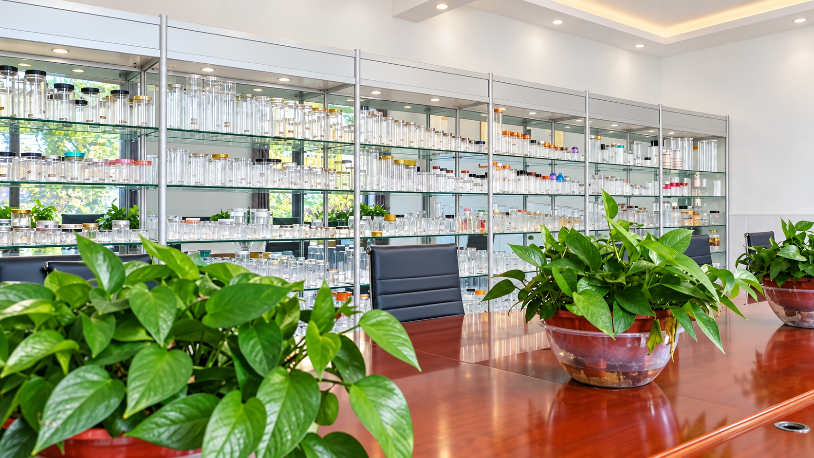 Professional packaging showroom